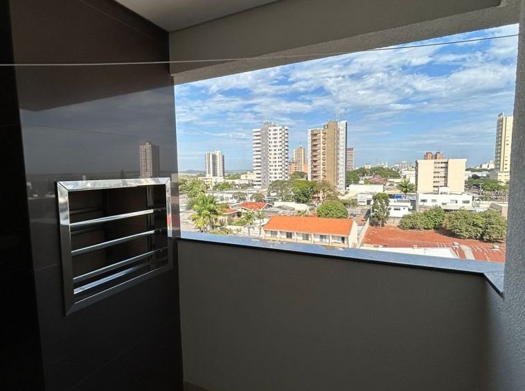 Apartamento no centro com sacada gourmet!
